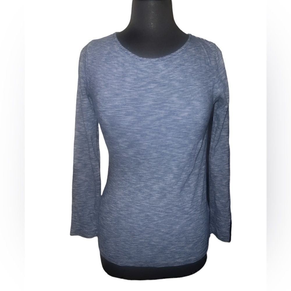 🐘J. Crew Blue Stripe Top
